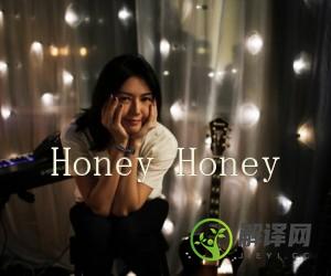 HoneyHoney吉他谱,原版歌曲,简单未知调弹唱教学,六线谱指弹简谱1张图